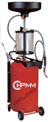 Комбинированная установка с предкамерой для слива и вакуумного отбора масла