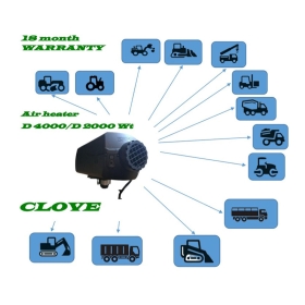 Автономний повітряний дизельний опалювач Clove D2000/D4000 - 2