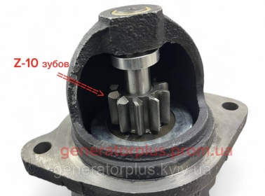 Стартер QDJ2711X-1 24V  Z-10 зубов Weichai Dachai Deutz Kitauchi 912 и 913 YZ4108 - 2