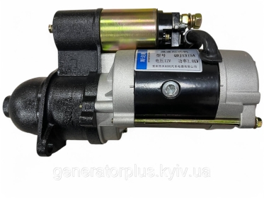 Стартер QDJ1315A 12V QD1315A QDJ1309k-P Z-11зуб (підходить до генераторів) - 3