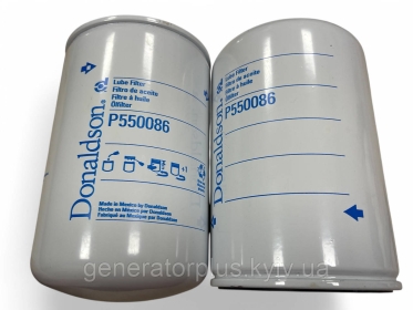 Оливний фільтр Donaldson P550086/1000428205 (LF3362/LF3664/B7223 /51444/ 1132401600/3I1482) Резьба 1 1/8-16 - 1