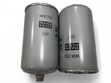 Паливний фільтр MANN WDK 725 (P550498/FS19599/P5877/H70WDK14/KC102/24.378.00) Різь M16 x 1.5 - 1