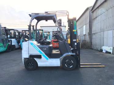 Вилочний автонавантажувач TCM (Nissan), напрацювання 4766 мотогодин. Модель: FGE15T5. - 1