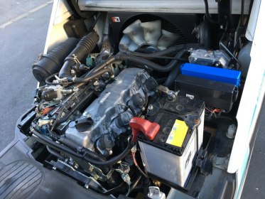 Вилочний автонавантажувач TCM (Nissan), напрацювання 4766 мотогодин. Модель: FGE15T5. - 2