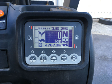 Вилочний автонавантажувач TCM (Nissan), напрацювання 4766 мотогодин. Модель: FGE15T5. - 3