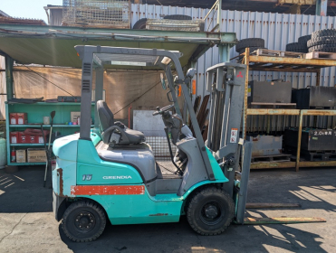 Навантажувач вилковий Mitsubishi з напрацюванням 708 мотогодин. Модель: FG15D. - 5