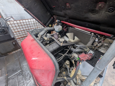 Вилочний автонавантажувач Nissan, з напрацюванням 3757 мотогодин. Модель: J01A15. - 6