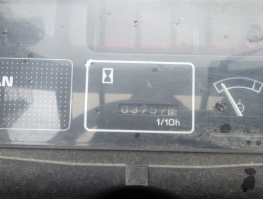 Вилочний автонавантажувач Nissan, з напрацюванням 3757 мотогодин. Модель: J01A15. - 7