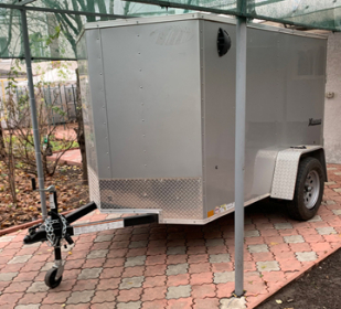 Trailer - enclosed with security door