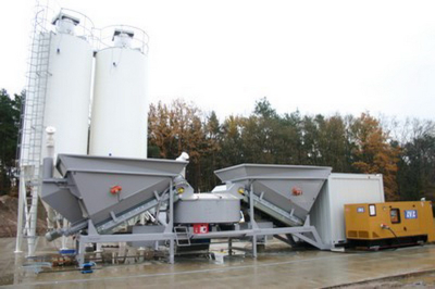 Mobile Concrete Plant Sumab F-2200  (50-60 m³/h) Sweden.