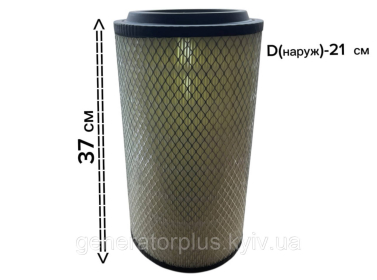 Фільтр повітряний C66411020 Dong Feng C80 / C100 / C120 (K2137) - 1