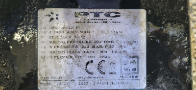 Продам водяний насос високого тиску для гідроударного буріння PTC MLR 300/200. - 6