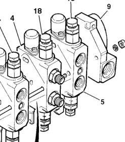 Секция распределителя 928/60111 JCB